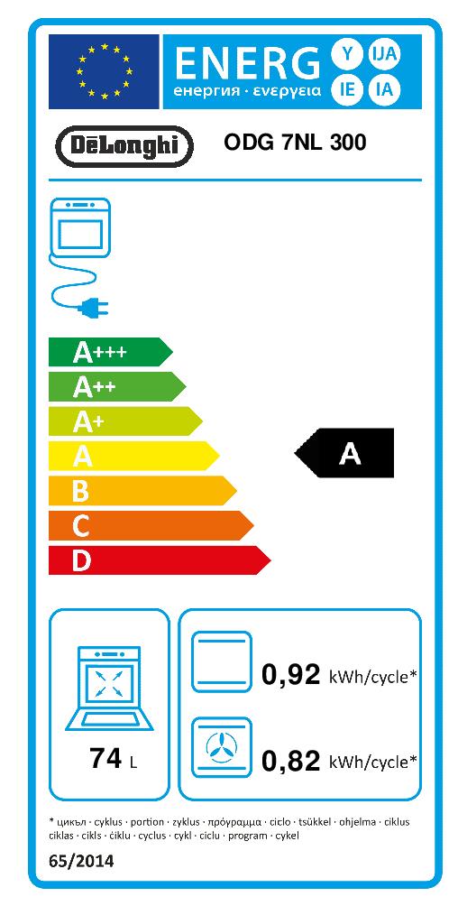 DE LONGHI ODG7NL300 - Elektrischer Ofen 60CM Schwarz