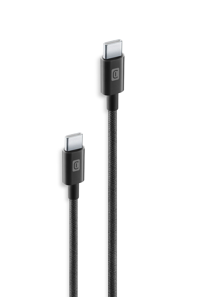 CELLULAR LINE USBDATABRCTOC06K - USB-C Kabel 60 cm - Schwarz
