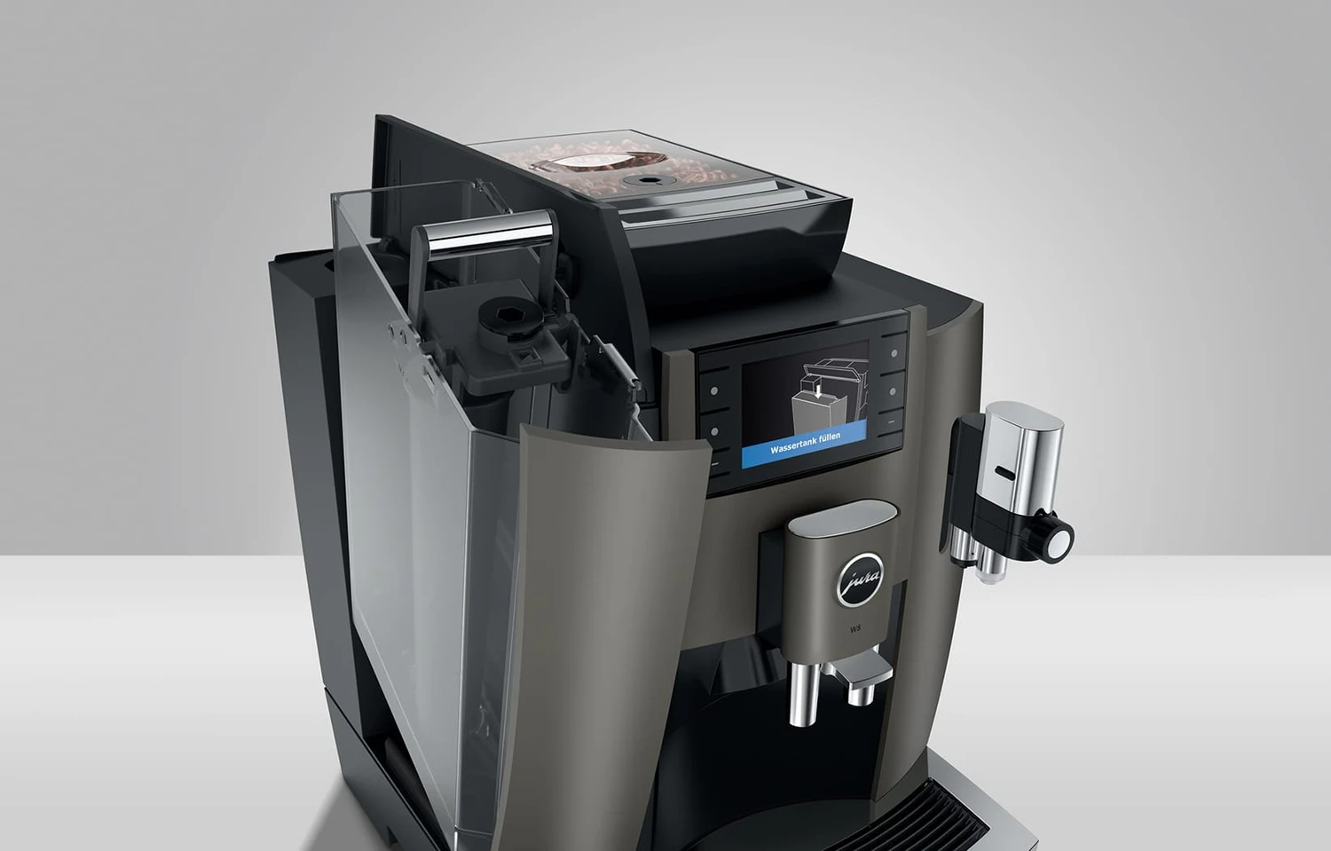 JURA 15550 - W8 Dark Inox Kaffeevollautomat