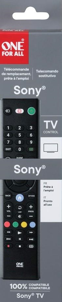 ONE FOR ALL URC1312 - Universalfernbedienung für Sony TV
