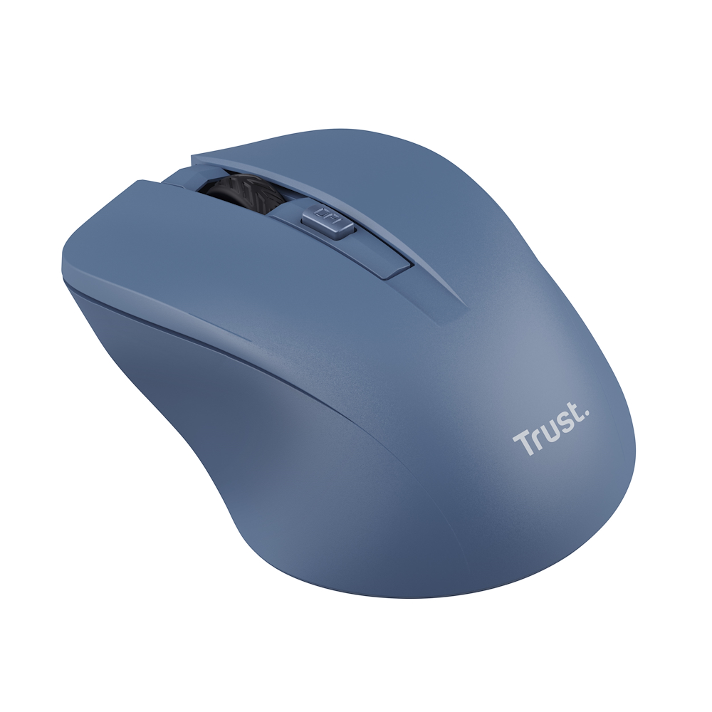 TRUST 25041 - Trust Mydo lautlose blaue Wireless-Maus