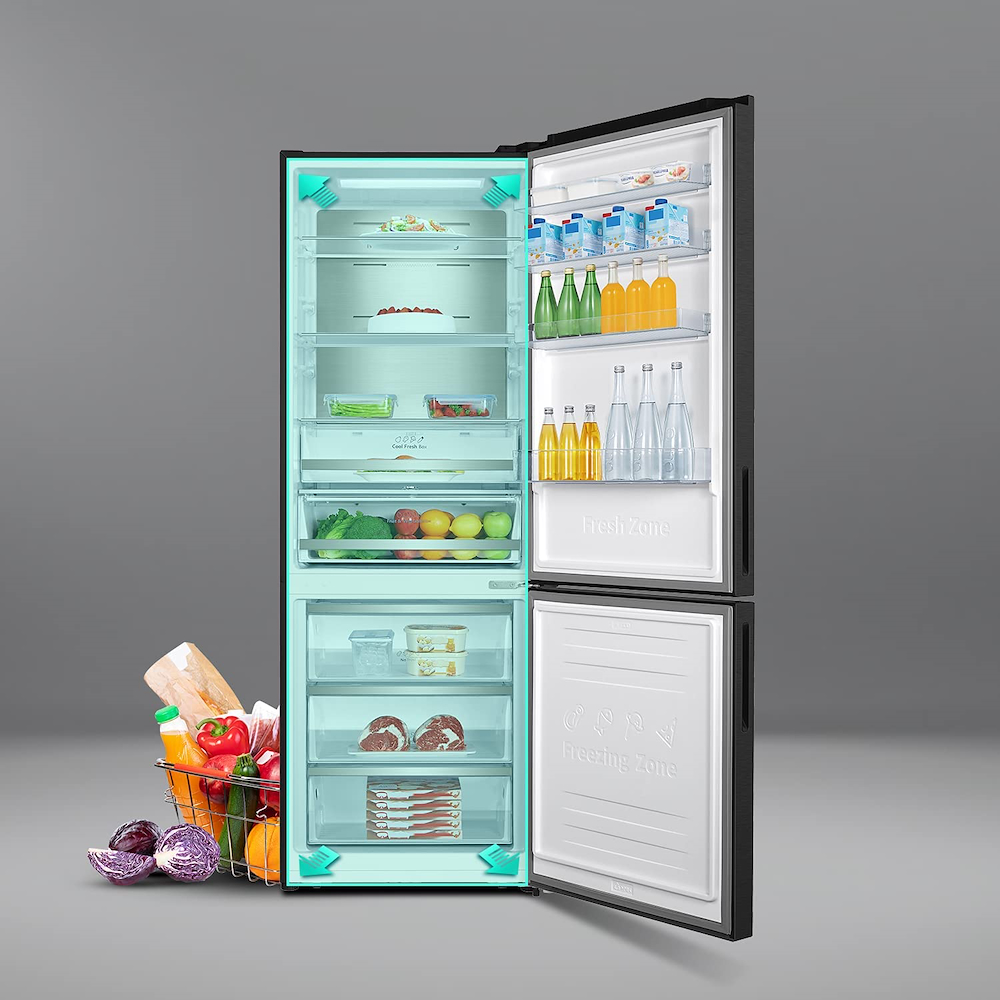 HISENSE RB645N4BFE - RB645N4BFE 0601996 COMBI 495LT CE.E NOFROST L.70CM INVERT DISP. NERO