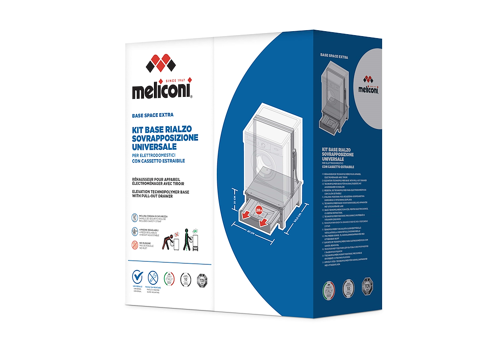 MELICONI 656144 - Höhenverstellung für Waschmaschinen