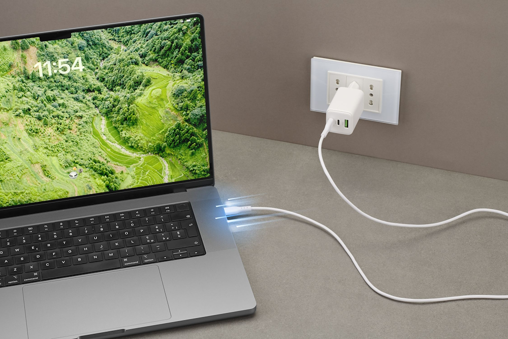 CELLULAR LINE USBDATA100C2C5A1MW - USB-C Kabel 5A 120 cm