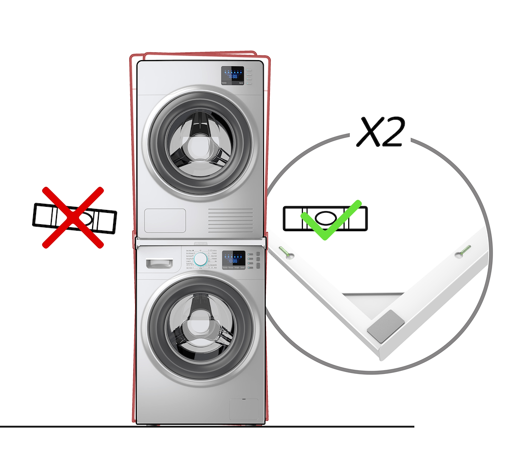 MELICONI 656131 - Kit Waschmaschine Trockner Torre UP
