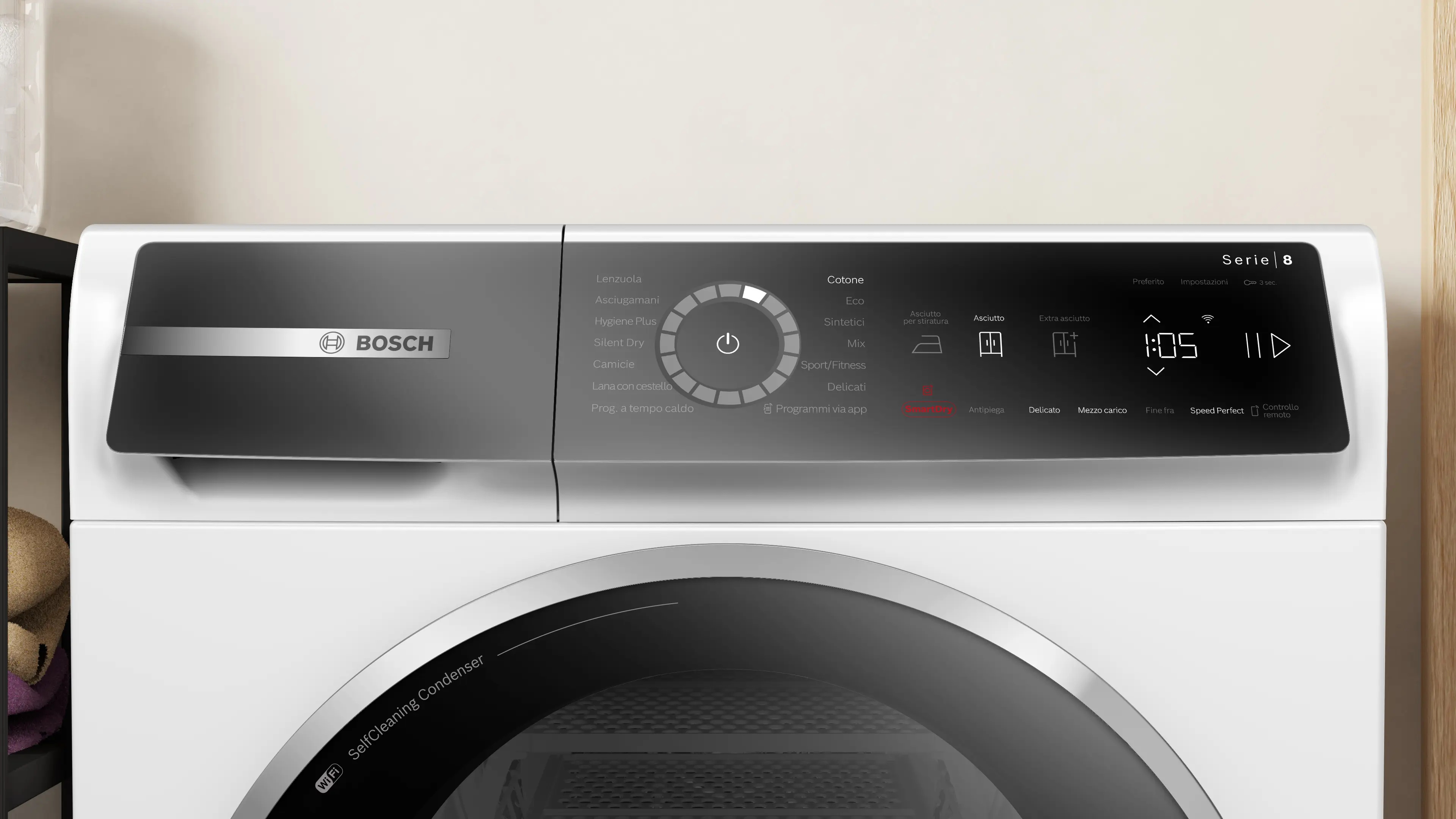 BOSCH WQB246D0II - Wäschetrockner mit Wärmepumpe und WiFi