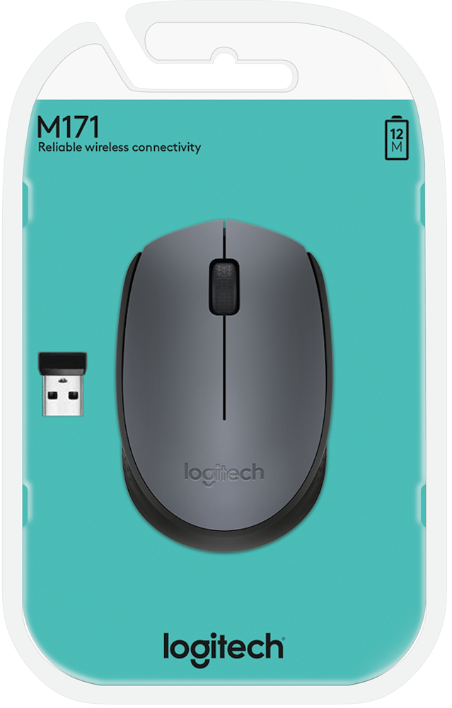 LOGITECH 910004424 - Logitech M171 kabelloser Maus in Schwarz