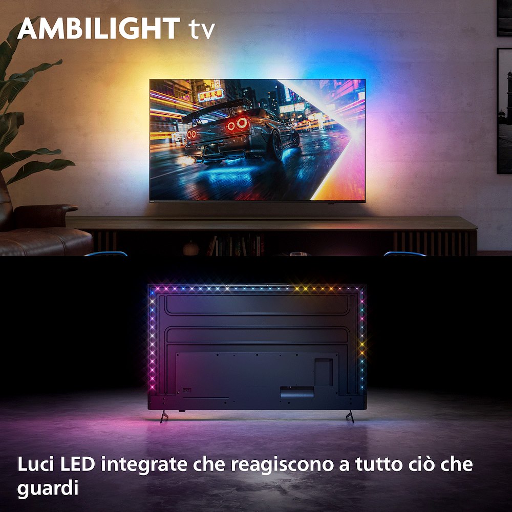 PHILIPS 65MLED901 0770693 TV QD MINILED 65"4K DVBT2/S2 SMART TITAN AMBILIGHT