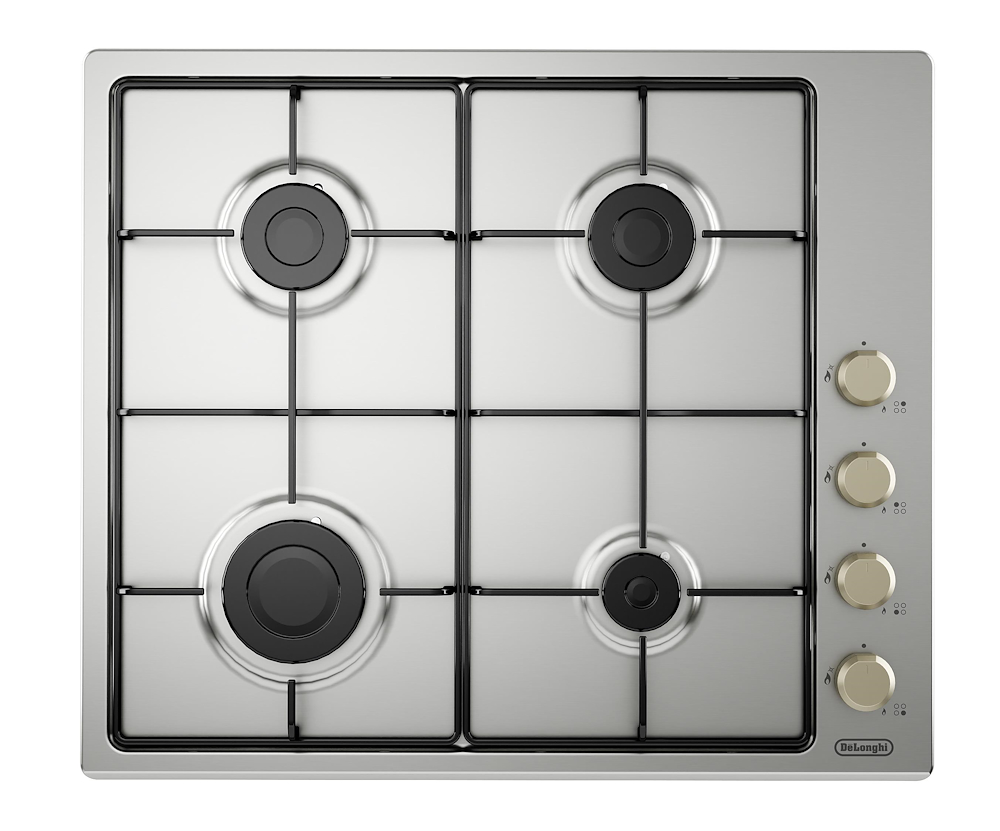 DE LONGHI YLG60L - YLG60L Gaskochfeld Edelstahl