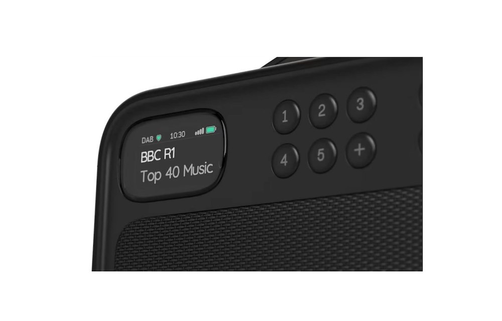 PURE 255784 - Tragbares Radio Bloom Schwarz