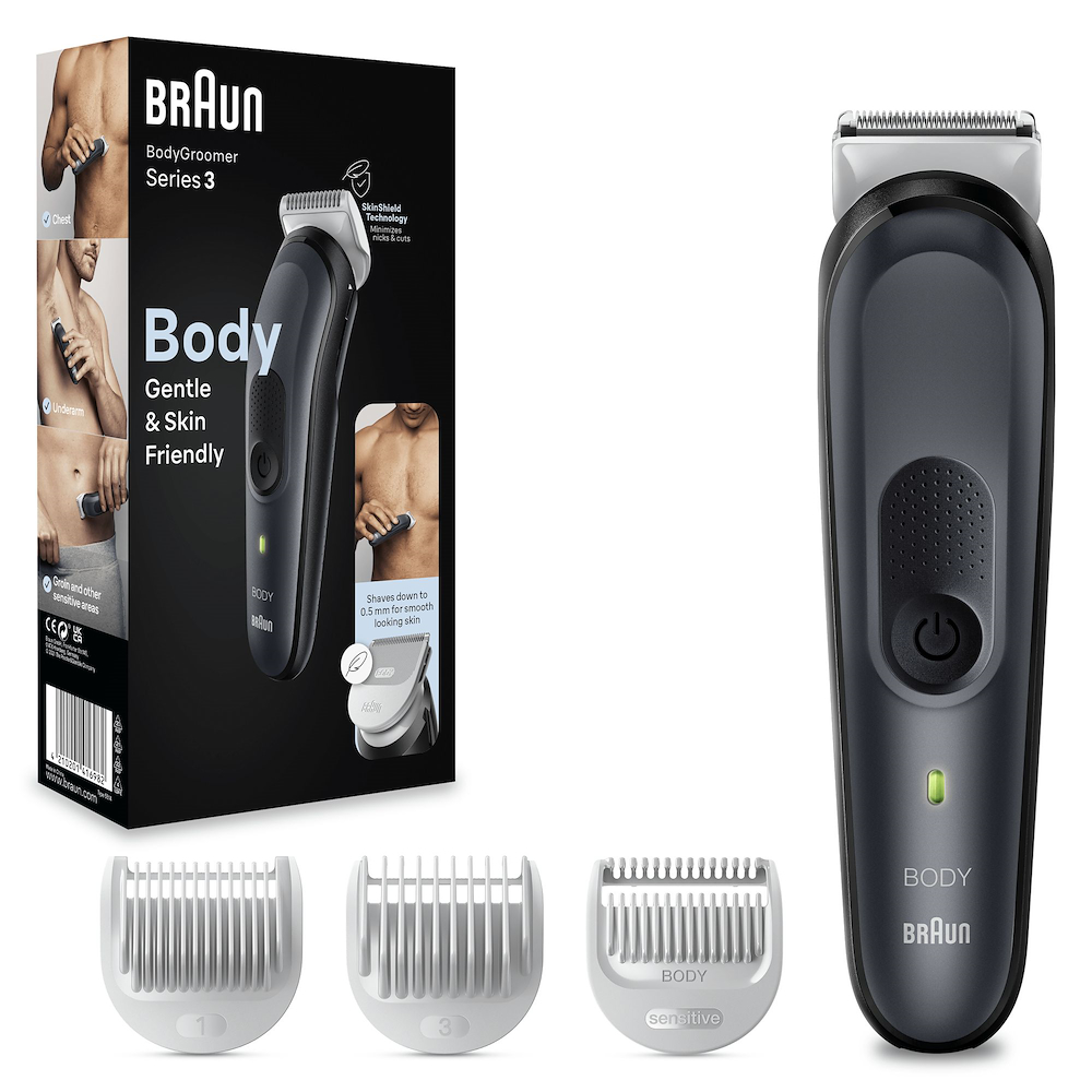 BRAUN BG3340 - Körpertrimmer für Männer mit SkinShield