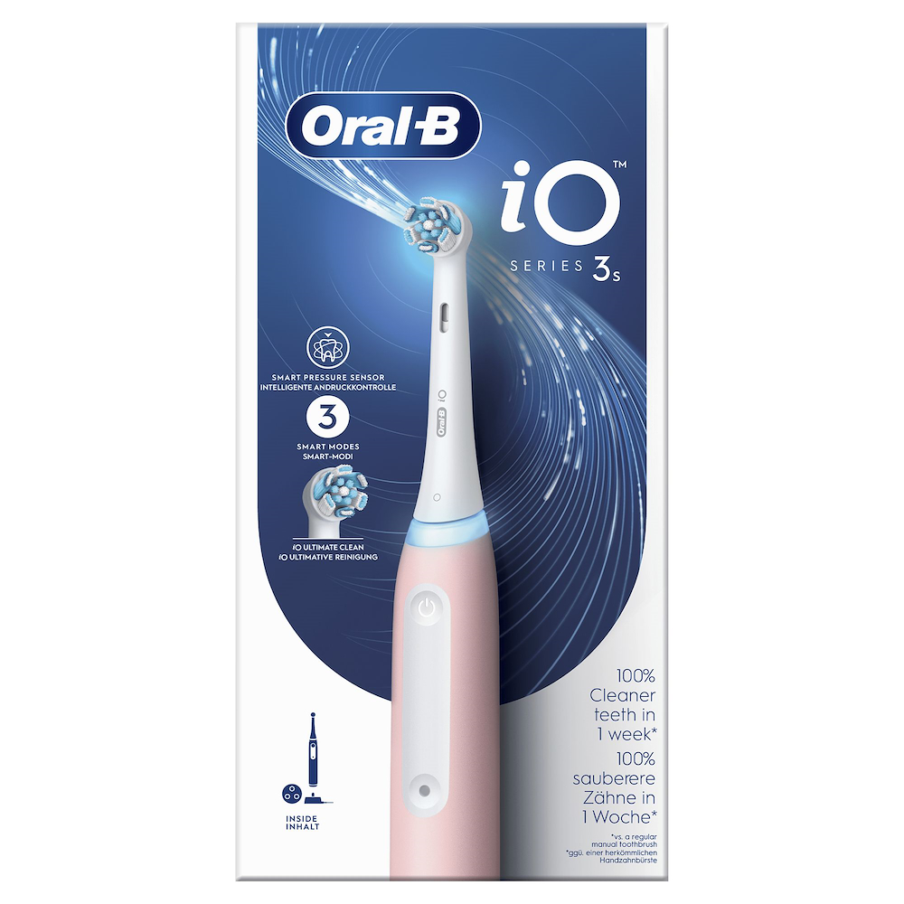 ORAL-B IO3SPINK - Oral-B iO Series 3 Elektrische Zahnbürste Rosa