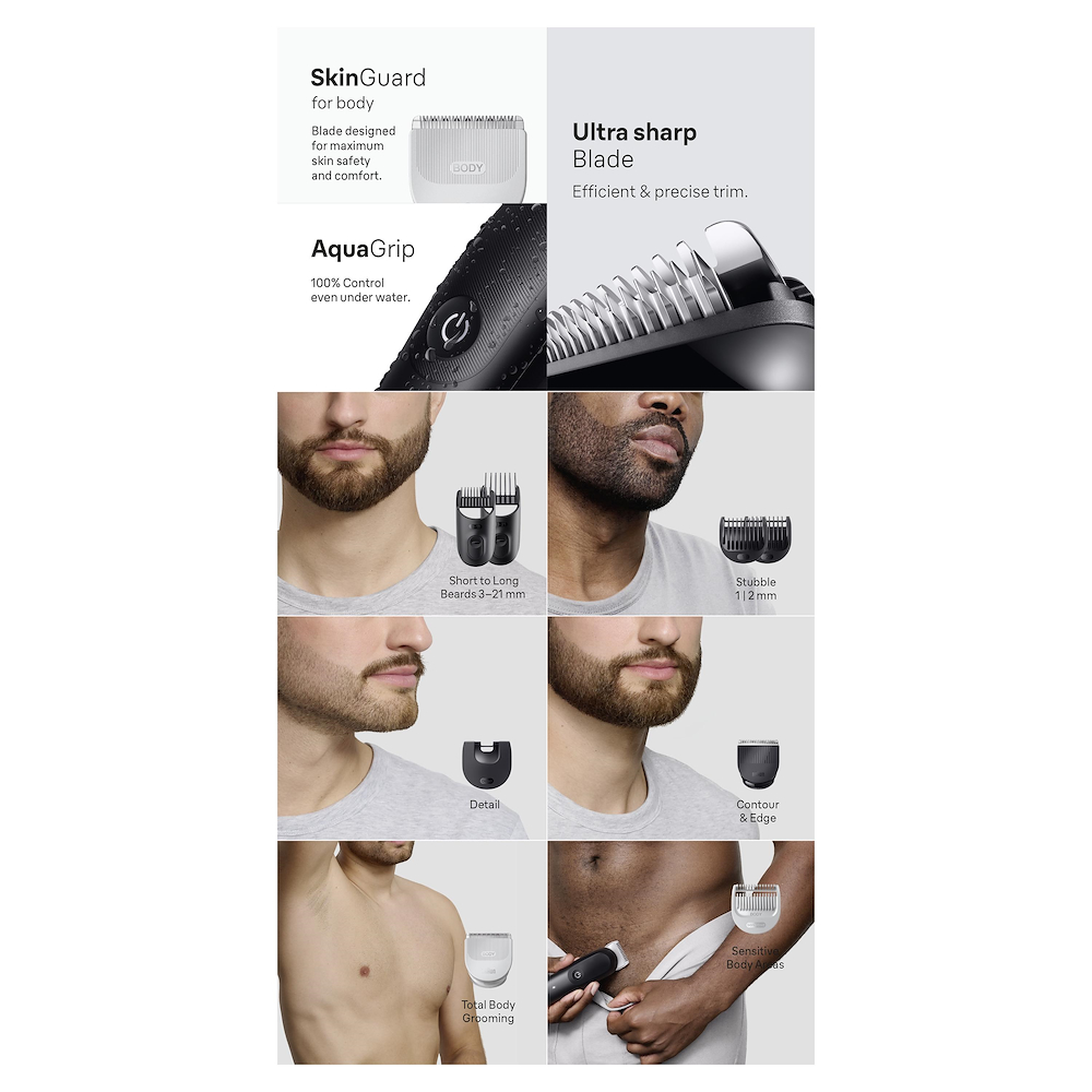 BRAUN AIO5540 - Braun All-in-One Trimmer 9in1 für Körperpflege
