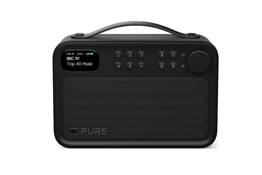 PURE 255784 - Tragbares Radio Bloom Schwarz