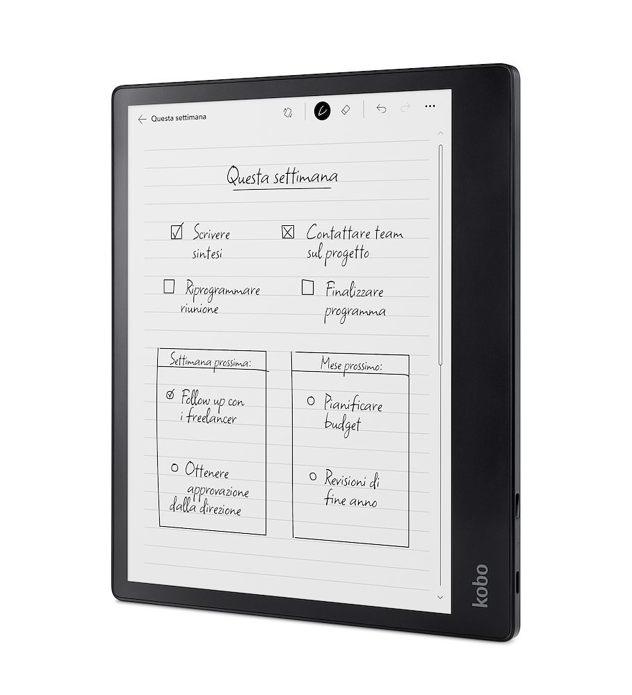 KOBO N605KUBKKBU - Kobo Elipsa 2E E-Book Reader mit Stylus