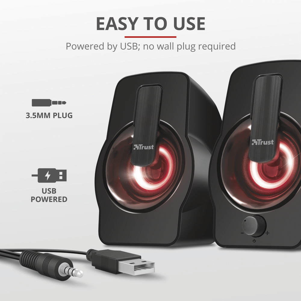 TRUST 22948 - Trust Gemi 2.0 RGB Lautsprecher
