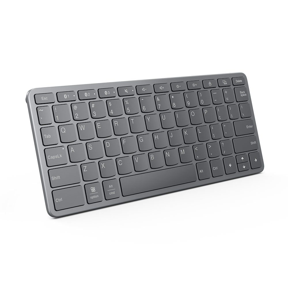 LENOVO ZG38C05814 - Graue kabellose Multi-Device Tastatur