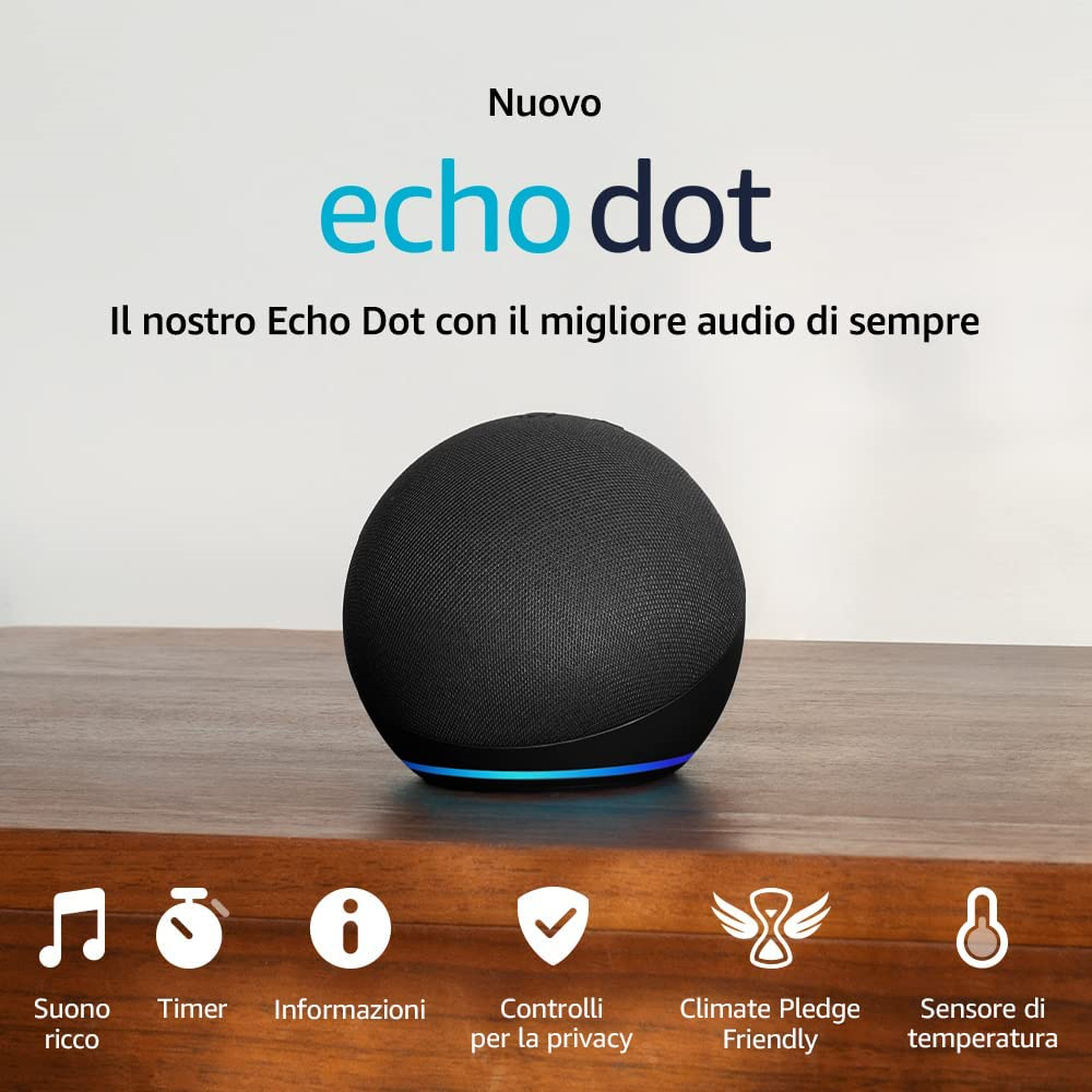 ECHO ECHODOT5GENCHARCOAL - Amazon Echo Dot 5. Generation Anthrazit