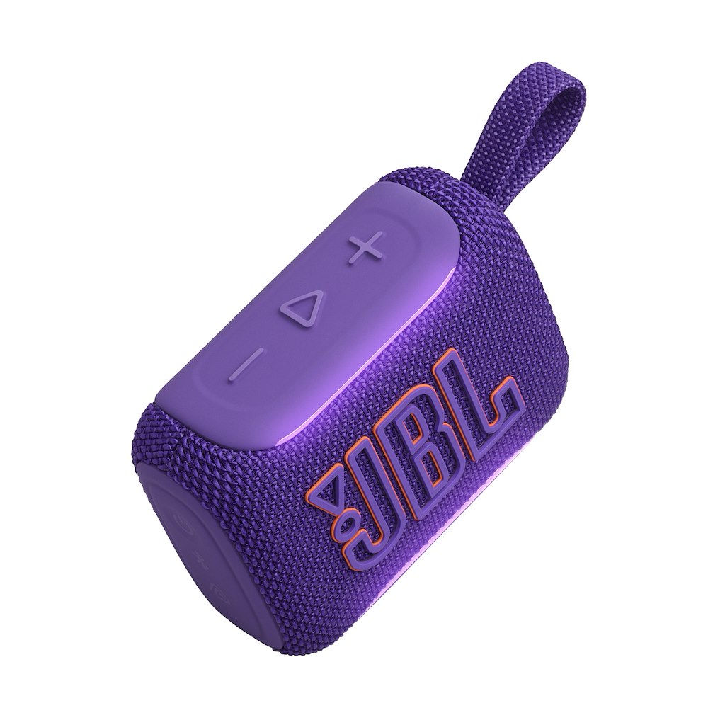 JBL JBLGO5PUR - Kompakter Mini Lautsprecher Lila