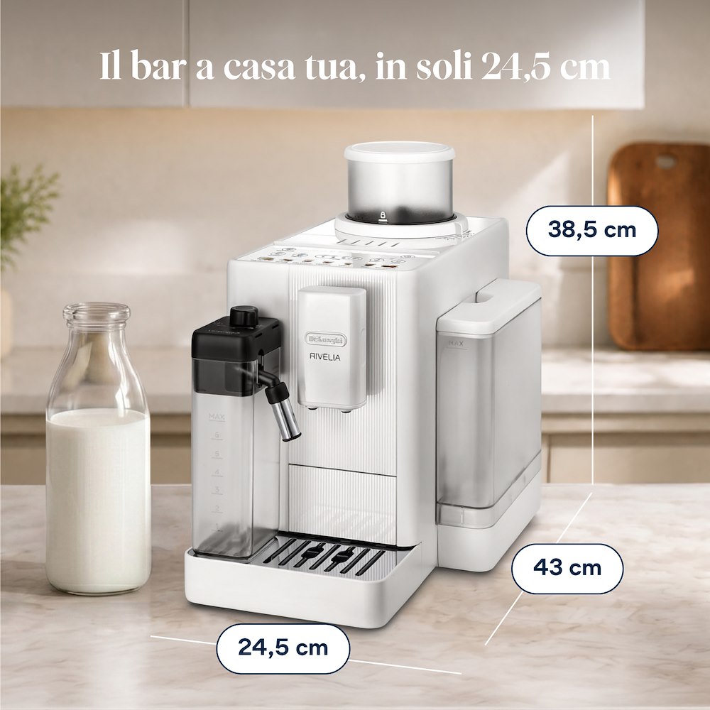 DE LONGHI 0132250225 - Automatische Kaffeemaschine Rivelia