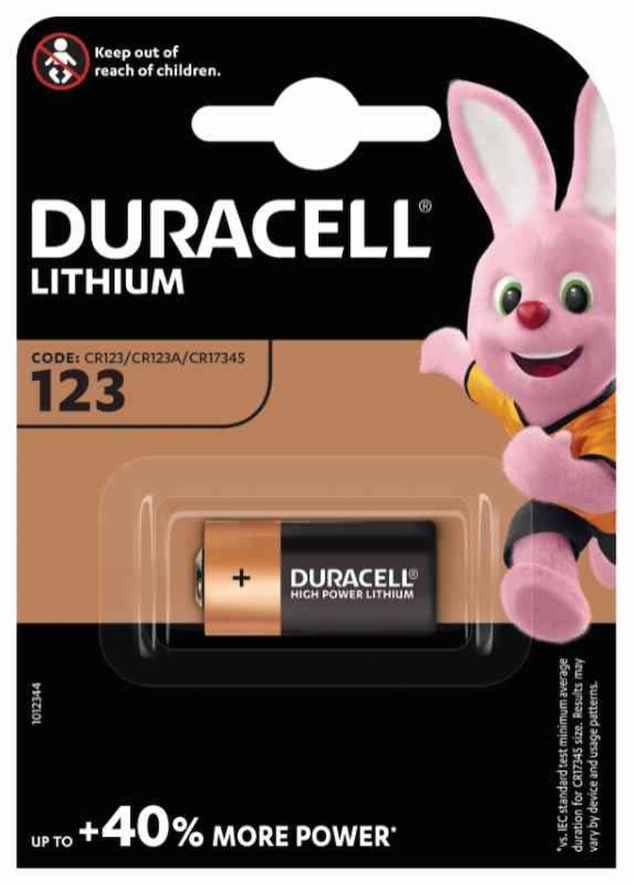DURACELL DU28 - DU28 DL123 BATTERIA CR123A 3V DL123 BL.1PZ