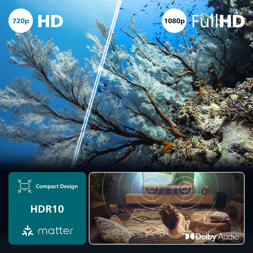 PHILIPS 32PHS6000/12 - 32 Zoll LED Fernseher HD 2K