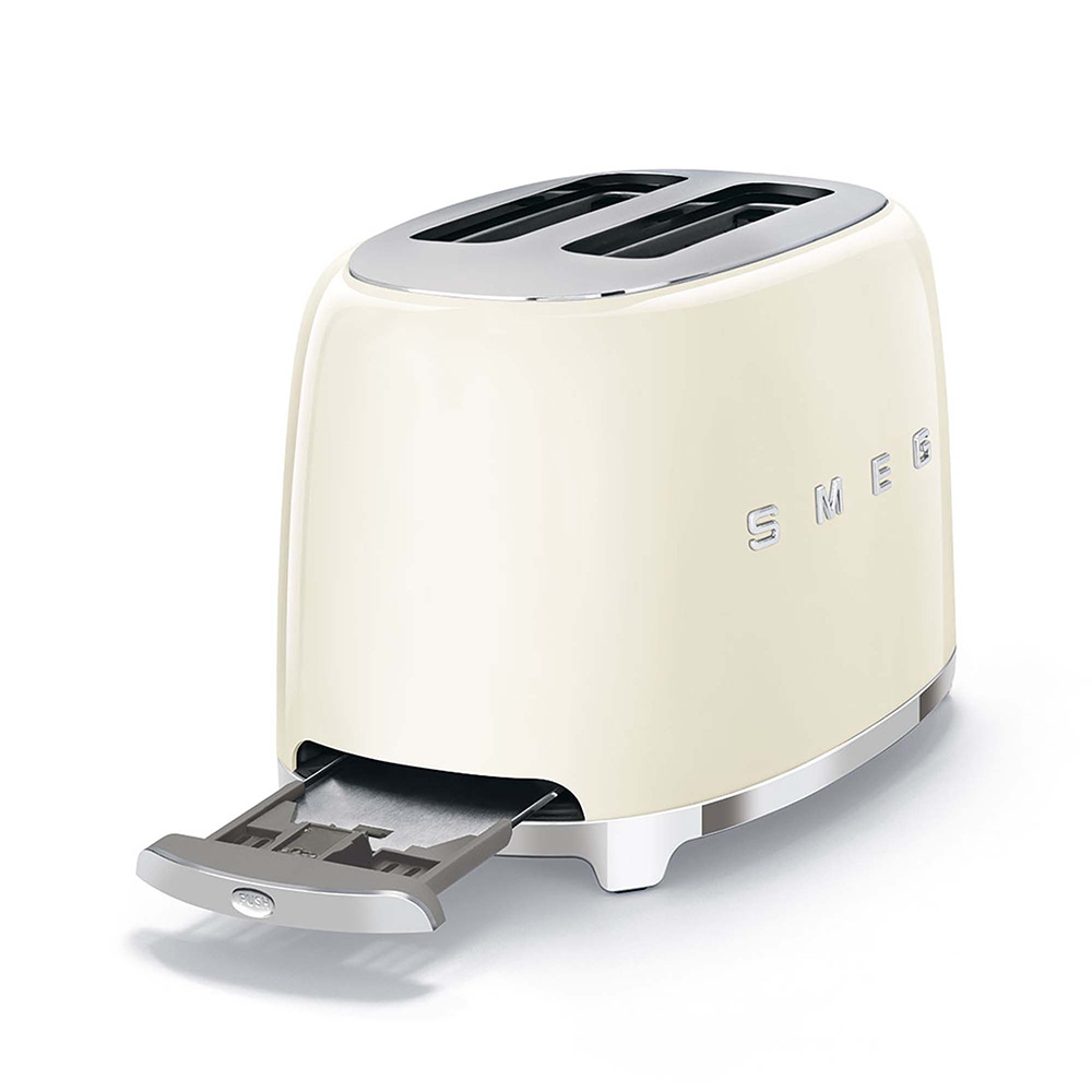 SMEG TSF01CREU - Retro-Toaster im 50er Jahre Stil in Creme