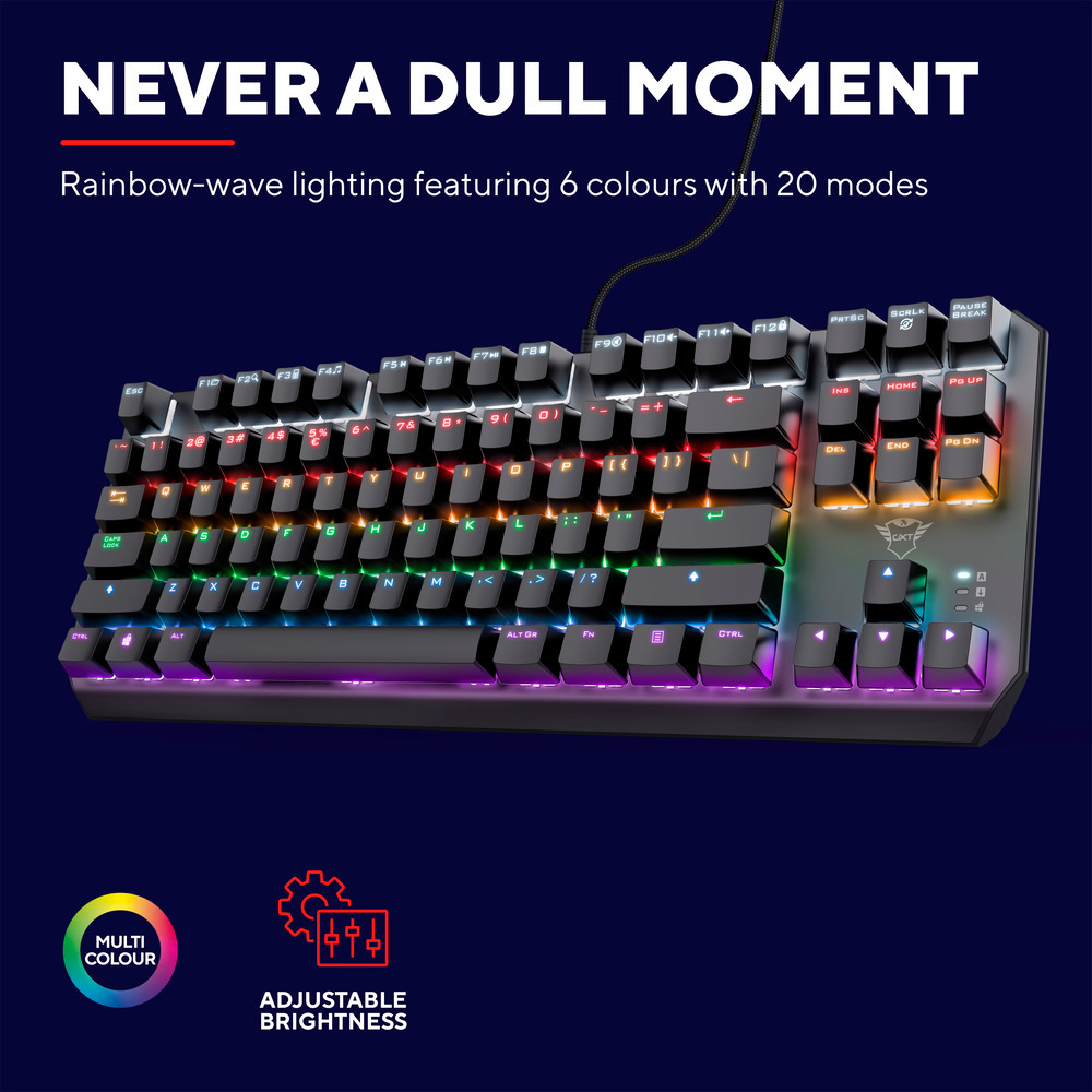 TRUST 24406 - Trust GXT 834 Mechanische Tastatur