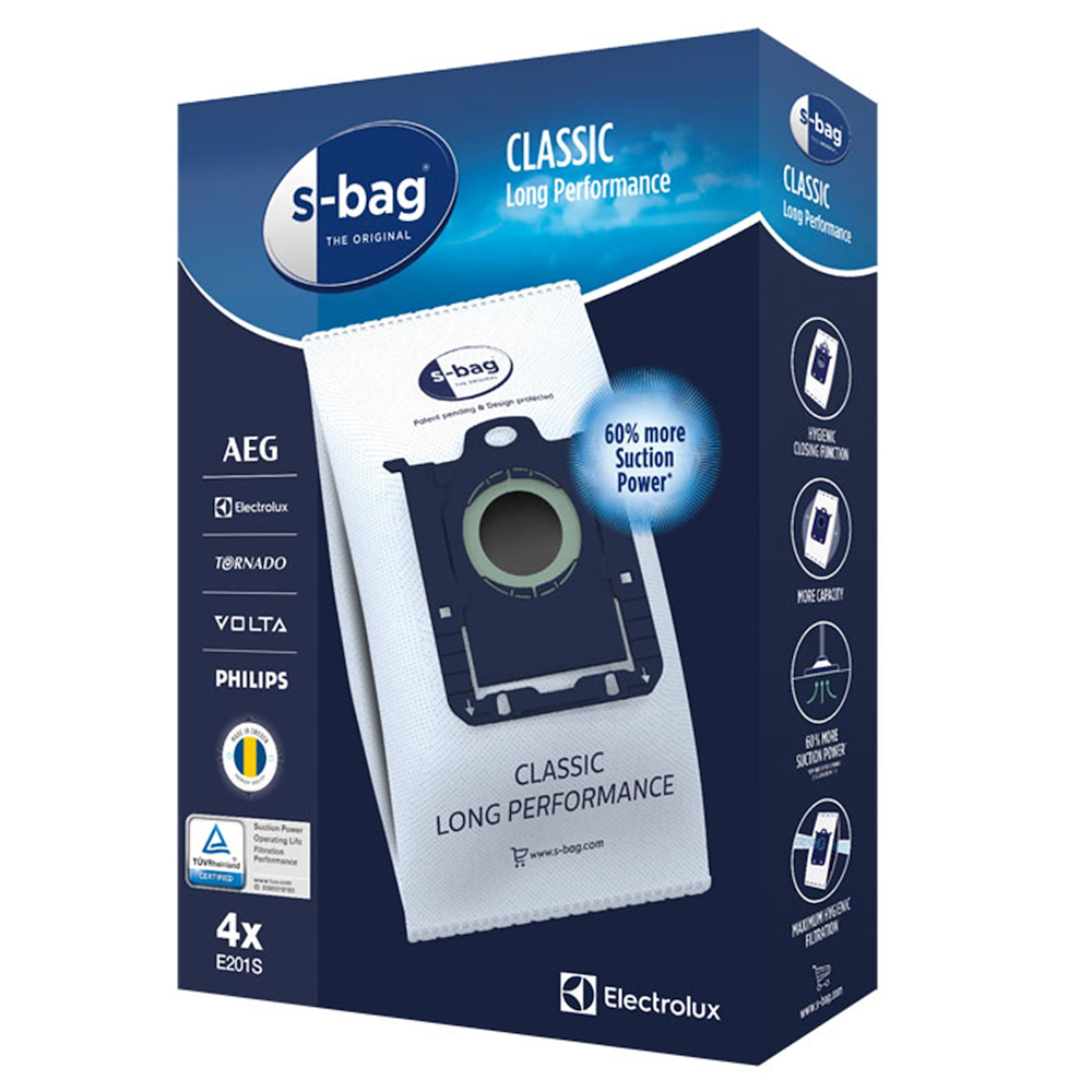 ELECTROLUX 900168458 - Electrolux E201S S-Bag Staubsaugerbeutel