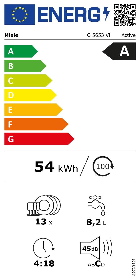 MIELE G5653VI - Geschirrspüler 5Programme INOX