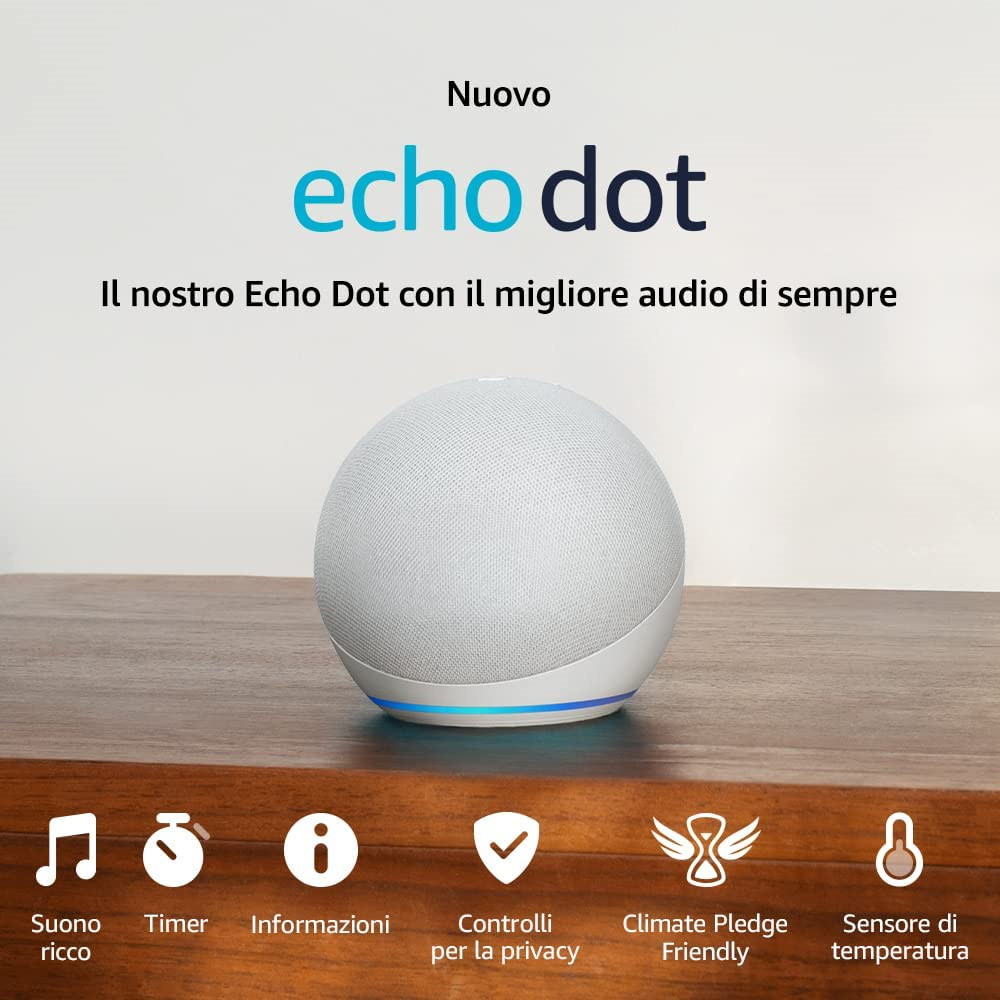 ECHO ECHODOT5GENWHITE - Echo Dot 5. Gen. Smartspeaker Weiß