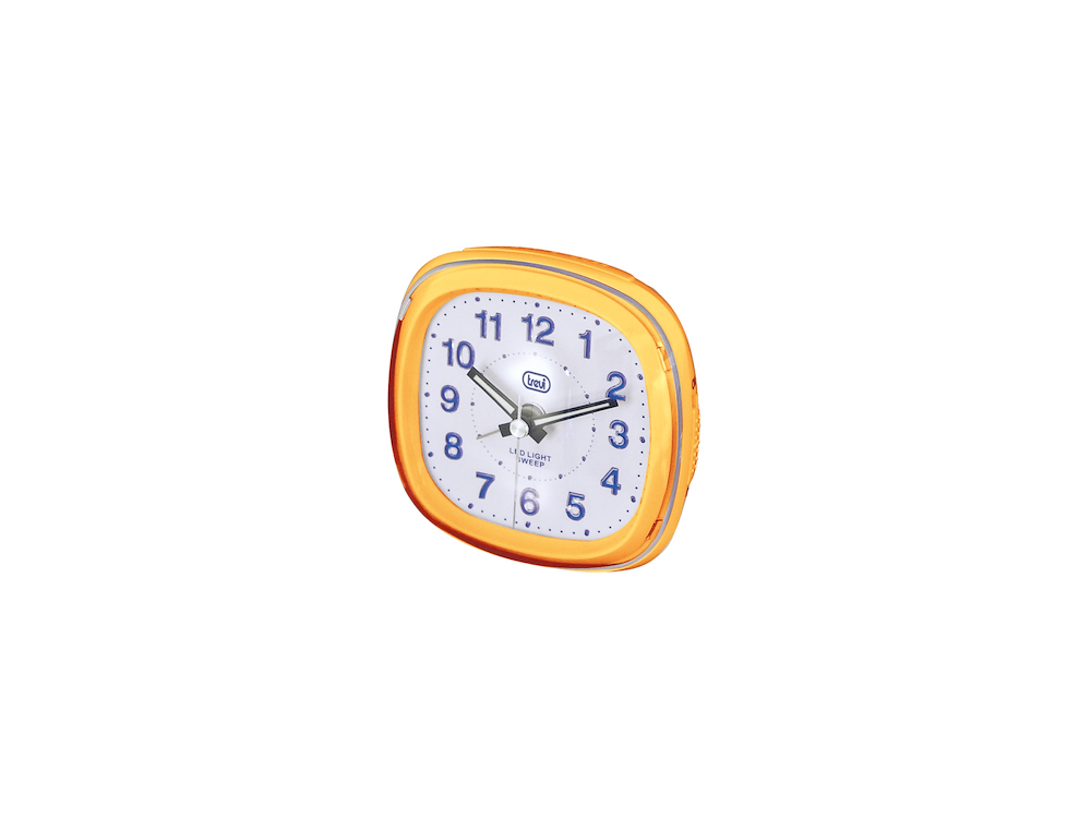 TREVI 0305000 - Quarz-Wecker mit LED-Hintergrundbeleuchtung