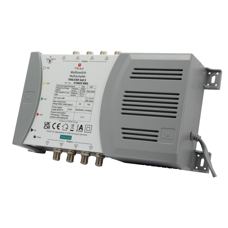 TRIAX TMS/CKR 5x8 S - TMS/CKR 5x8 S Multischalter