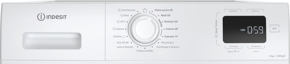 INDESIT IM642BMYTIMEIT - Indesit 6kg Waschmaschine freistehend