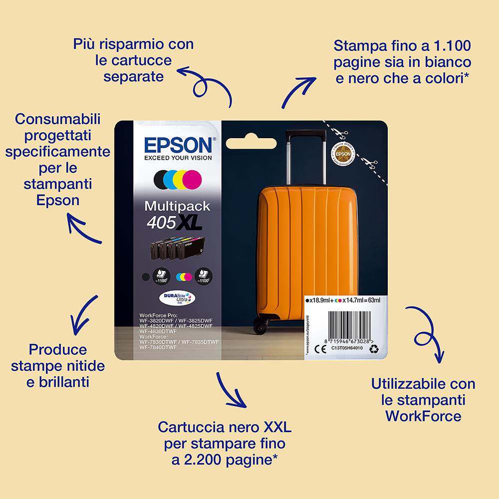 EPSON C13T05G44020 - Epson Tinte Gelb für Drucker Serie 405