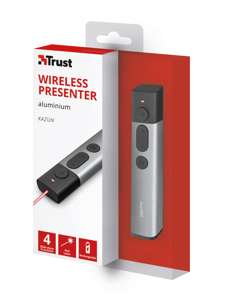 TRUST 23333 - Laser Presenter Kazun aus Aluminium
