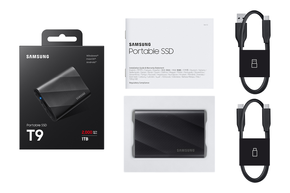 SAMSUNG MUPG1T0BEU - Portable SSD T9 USB 3.2 1TB