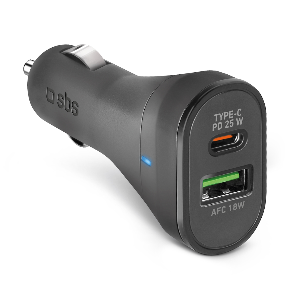 SBS TECRPD25W - USB-C Auto Ladegerät 25W