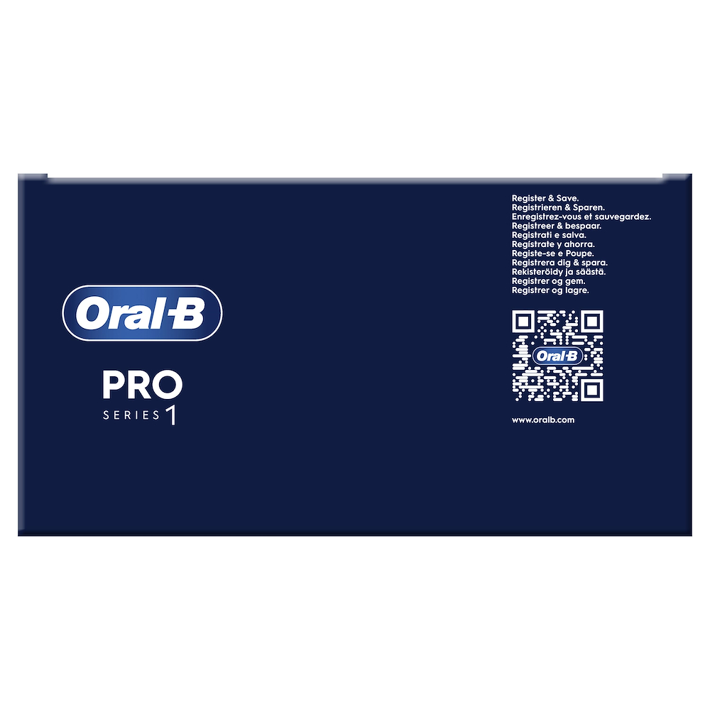 ORAL-B PRO1DUOBLACKBLU - Oral-B Pro 1 Duo Elektrische Zahnbürste Schwarz/Blau