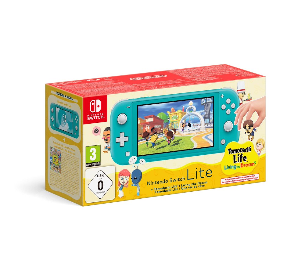 NINTENDO 10020218 - Switch Lite + Tomodachi Life Konsole