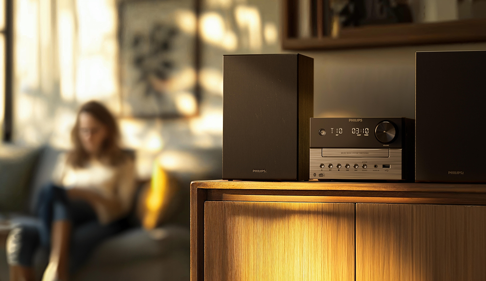 PHILIPS TAM3505M2 - 20W Mikro HiFi System mit Bluetooth