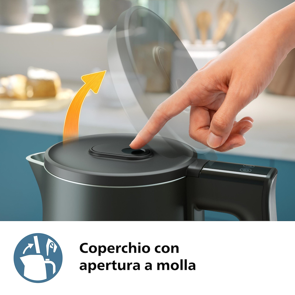 PHILIPS HD9396 - Philips Wasserkocher 2200W Schwarz