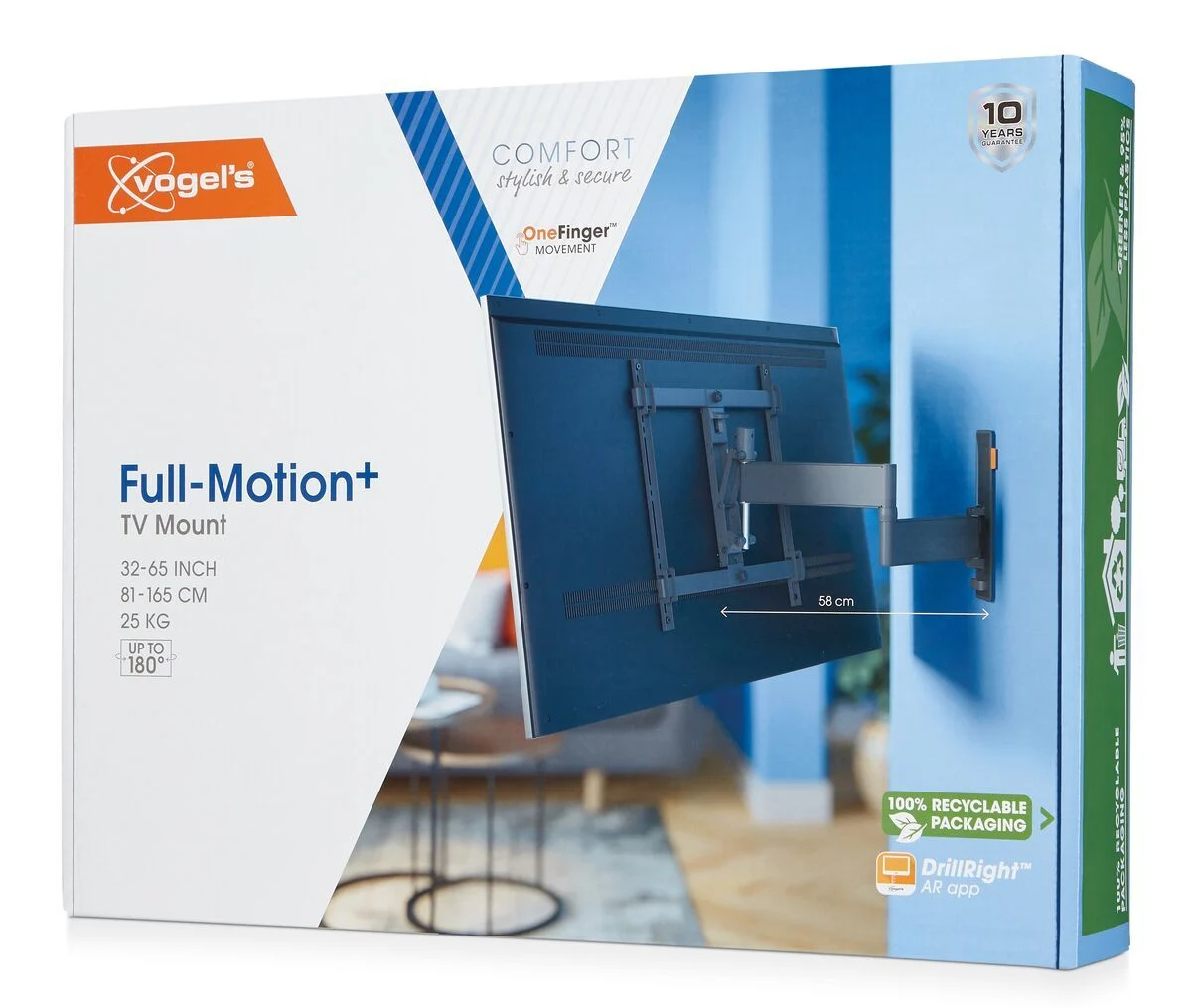 VOGEL'S TVM3443BLACK - Vogel's TVM 3443 – Vollbewegliche TV-Wandhalterung