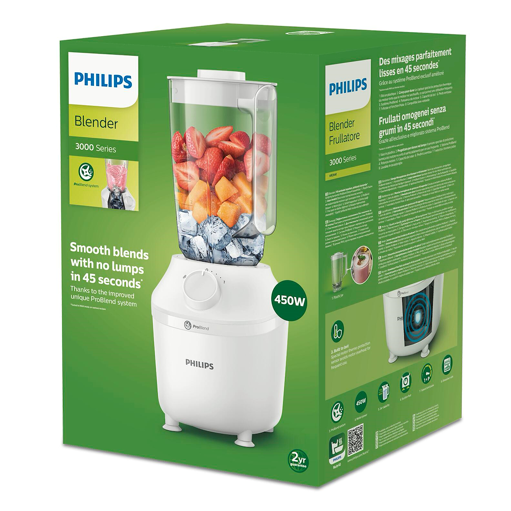 PHILIPS HR2041 - Philips Mixer 450W mit Eiszerkleinerer