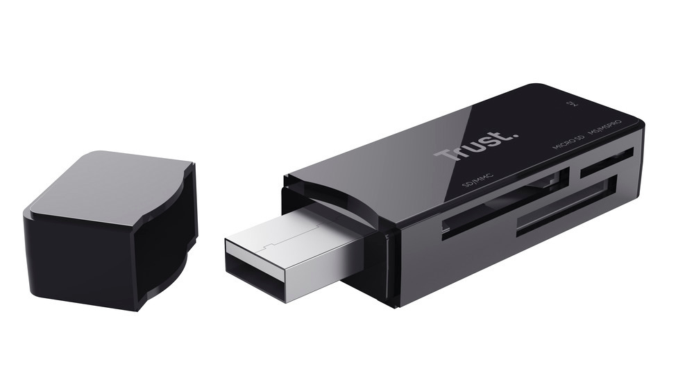 TRUST 21935 - Trust USB3.2 Kartenleser NANGA schwarz
