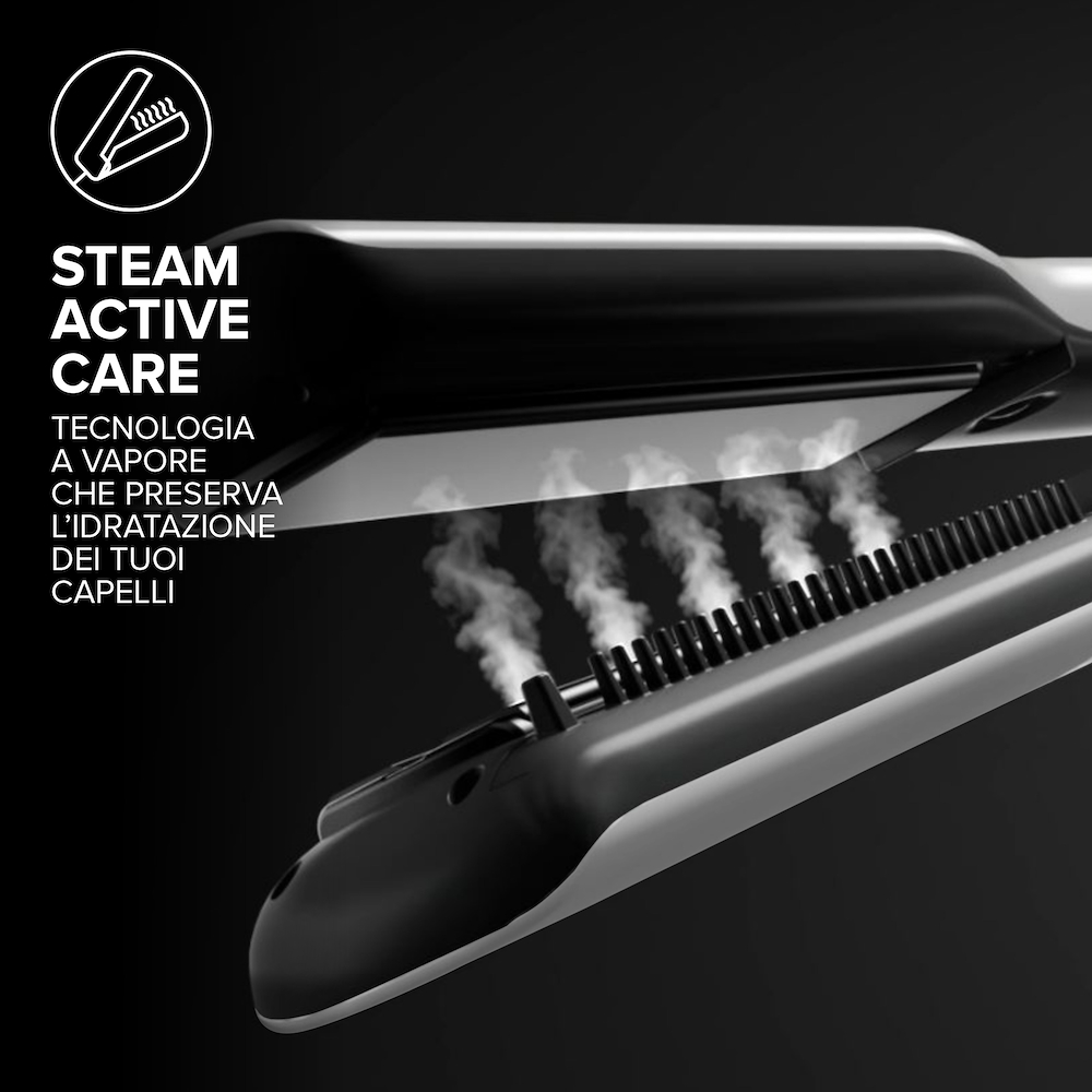 IMETEC 11808 - Bellissima Steam Elixir Dampf-Glätteisen