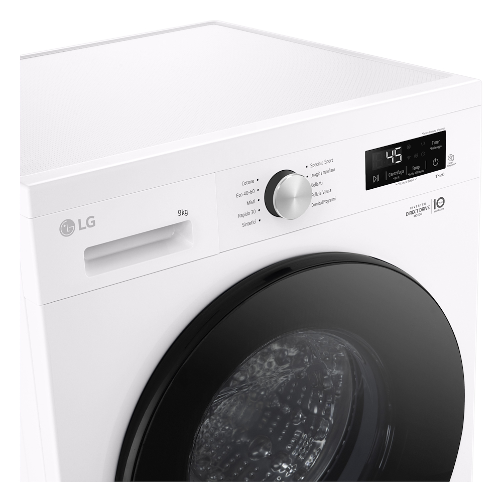 LG F4NX1009NWB - 9kg Smart-Waschmaschine mit Wi-Fi