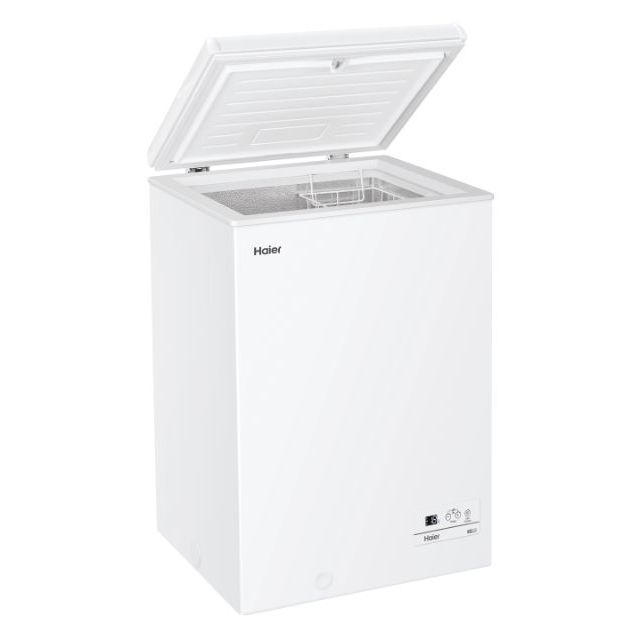 HAIER HCE100E - Haier HCE100E – Kompakte Gefriertruhe mit 97 Litern Fassungsvermögen
