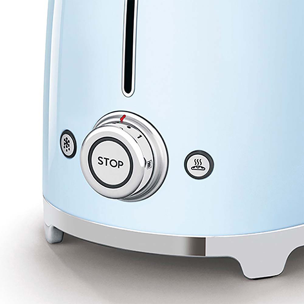 SMEG TSF01PBEU - Retro-Toaster 50er Jahre blau