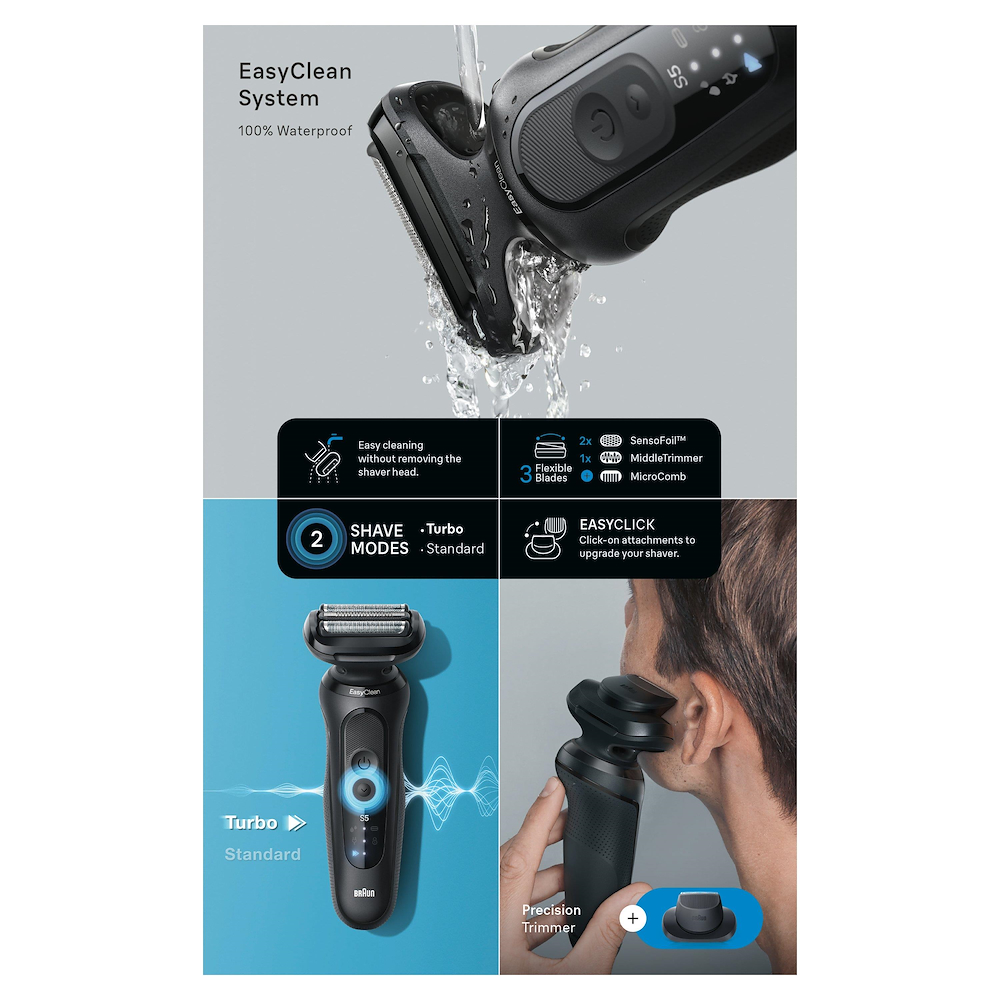 BRAUN 52N7200CC - Braun Elektrorasierer Series 5 Wet&Dry